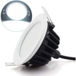 Lling - 12w downlight led, luminaires encastr�s plafonnier lampe � panneaux - �tanche ip65 pour salle ...