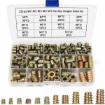 Lling - crous hexagonaux m4 m5 m6 m8 m10 avec inserts filet�s, inserts filet�s hexagonaux en alliage ...