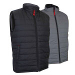 Lma - bodywarmer r�versible noir / gris homme - couleur noir / gris - taille v�tement 3xl