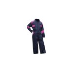 Lma - combinaison de travail agricole enfant bleu / rose fleur couleur bleu / rose - taille vtement ...