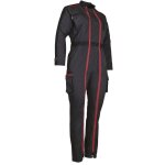 Lma - combinaison de travail 4114 colline taille 1 double zip bicolore pour femmes
