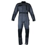 Lma - combinaison de travail chlore taille 5 gris sombre / noir double fermeture