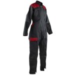 Lma - combinaison de travail enfant tricolore double zip elfe gris fonc� 14 ans