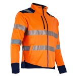 Lma - gilet de travail authentic hv led - marine / orange fluo xl - 5 Lma - gilet de travail authentic hv led - marine / orange fluo xl - 5