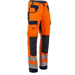 Lma - pantalon de travail authentic hv pg polarisation - marine / orange fluo 3xl - fr(58)