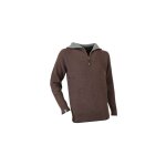 Lma - pull col camionneur marron - taille 3xl - cba - couleur marron - taille vêtement 3xl Lma - pull col camionneur marron - taille 3xl - cba - couleur marron - taille vêtement 3xl