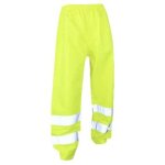 Lma - surpantalon haute visibilit� imperm�able secours jaune fluo xxl