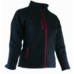Lma - veste de travail softshell polaire femme alba - noir l - 4
