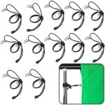 Lntyq 12 pi�ces pinces � toile de fond, pince de serrage backdrop clamp clip, pinces � ressort avec cordon ...