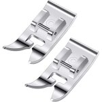 Lntyq 2 pi�ces pied de biche universel pour machine � coudre pied de couture droit pied zigzag accessoires ...