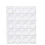 Lntyq - 40x but�e de porte adh�sive transparentes, 22 x 5 mm, tampon porte, butoir de porte transparent, ...