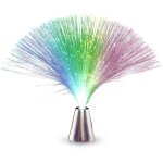 Lntyq lumi�re � fibre optique, lampe � fibre optique led 7 couleurs, belle couleur romantique changeant ...