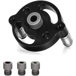 Localisateur de forage 3 trous, poin�on droit, gabarit de forage outil de positionnement de menuiserie ...