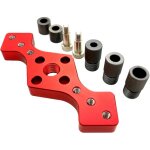 Localisateur de trous droits outil de gabarit de goujons robuste pour le travail du bois, outils de per�age ...