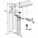 Locinox ? ferme - porte hydraulique verticlose 2 ? force de fermeture 1154 ? charge maximale 150 kg ? ...