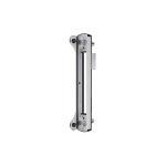 Gche noire en acier inoxydable pour fortylock, fiftylock ou sixtylockpr profil acier  partir de 40 ...