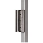 G�che r�glable en acier inoxydable pour profils carr�s en aluminium notrait�e