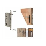 Locinox - serrure  encastrer pour portail en bois