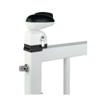 Serrure pour portillon de piscine twist40 pour profils de 40mm - coloris blanc - locinox -