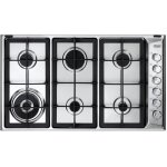 De'longhi pli 69 ghd plaque de cuisson encastrable en acier inoxydable 86 cm gaz 6 br�leurs