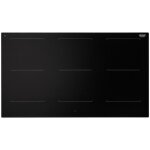 De'longhi sli 906 table de cuisson  induction encastrable 90 cm 6 feux noir