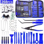Longziming - 268 pi�ces outils de d�montage de garnitures trousse, pour panneau accessoires porte autoradio ...