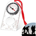 Longziming - boussole de navigation avec d�clinaison r�glable pour lecture carte, exp�dition, randonn�e, ...