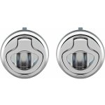 Loquet et targette 2 pcs loquet de trappe affleurant en alliage de zinc, porte affleurante tirer la trappe ...