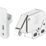 Loqueteau acier  ressort automatique et rouleau avec contre pice loquet fermeture meuble porte placard ...