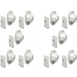 Loqueteau � rouleau blanc universel pour meuble, porte, placard, cuisine et salle de bain