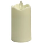 Lot de 1 bougies led - 5x9cm - batterie �tanche sans flamme - bougie d�corative - flamme vacillante - ...