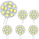 Vurahome - lot de 10 ampoules led g4 dc 12v non dimmables blanc 6000k remplacement pour ampoules halog�nes ...