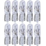 Lot de 10 ampoules t5 12v 1. 2w pour tableau de bord - lablanc