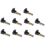 Lot de 10 balais de charbon avec supports pour moteurs d'aspirateurs dc05, dc07 et dc08 (7 x 11 x 32 ...