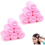 Lot de 10 bigoudis en �ponge - rouleaux en mousse souple pour boucles et volume (36 mm) - sans douleur ...