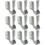 Kotarbau - lot de 10 chaussons de poutre type a 50 mm - connecteurs de poutres en bois - connecteurs ...