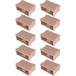 Lot de 10 curseurs de latte 53mm r�glage fermet� sommier en plastique beige installation rapide ajustement ...