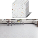 Lot de 10 dalles autocollantes rev�ment de pvc 30x30cm, rev�tement de sol vinyle imperm�able marbre ? ...