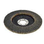 Lot de 10 disques abrasifs � lamelles 'silikon' pour pon�age premium - 125 mm - p80