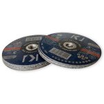 Lot de 10 disques fins 75 x 1. 0 x 10 mm a tronconner pour meuleuses pneumatique