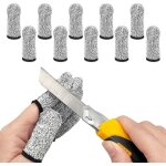 Lot de 10 doigtiers de travail r�utilisables, doigtiers antid�rapants r�utilisables, prot�ge - doigts ...