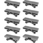 Lot de 10 embouts support de latte 38mm caoutchouc souple pour sommier 11mm fixation rapide finition ...