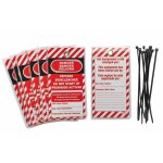 Lot de 10 étiquettes 'danger - defense d'enclencher' - langue fr / gb / es - thirard Lot de 10 étiquettes 'danger - defense d'enclencher' - langue fr / gb / es - thirard