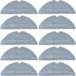 Lot de 10 lingettes de rechange lavables pour balai roborock s7, s7 + , t7 et t7 plus.