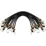 Lot de 10 mini tendeurs �lastiques avec crochets, corde �lastique noire, sangle en caoutchouc - sollbry ...
