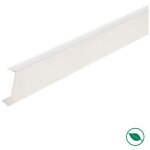 Lot de 10 nez de cloison pvc blanc 2600 x 74 x 20 mm