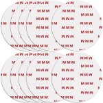 Lot de 10 pastilles adh�sives circulaires double face de 70 mm adh�sif de rechange puissant pour support ...