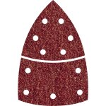 Lot de 10 patins abrasifs auto - agrippants, 2 pi�ces, pour bois et m�tal - taille 95 mm - grain 120 ...