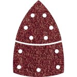 Lot de 10 patins abrasifs auto - agrippants, 2 pi�ces, pour bois et m�tal - taille 95 mm - grain 80 - ...