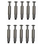 Jardiboutique - lot de 10 pitons douille inox ø 12 mm, pour bâche de piscine. Jardiboutique - lot de 10 pitons douille inox ø 12 mm, pour bâche de piscine.